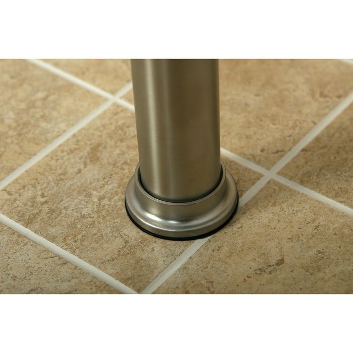 Kingston Tulare VPB13688 - Fauceture Stainless Steel Console Sink Legs, Brushed Nickel