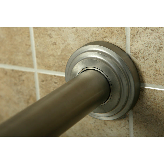 Kingston Tulare VPB13688 - Fauceture Stainless Steel Console Sink Legs, Brushed Nickel