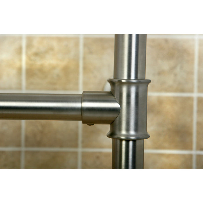 Kingston Tulare VPB13688 - Fauceture Stainless Steel Console Sink Legs, Brushed Nickel