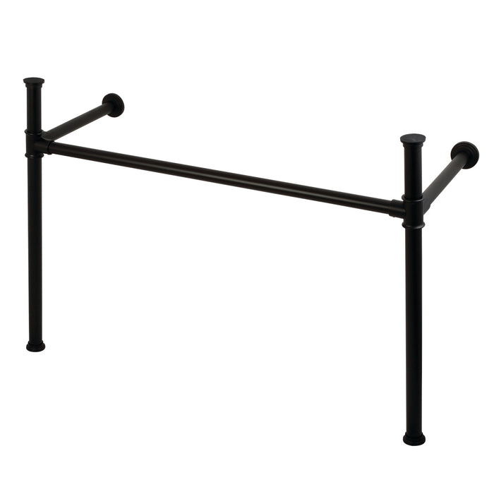 Kingston Tulare VPB14880 - Imperial Stainless Steel Console Legs, Matte Black