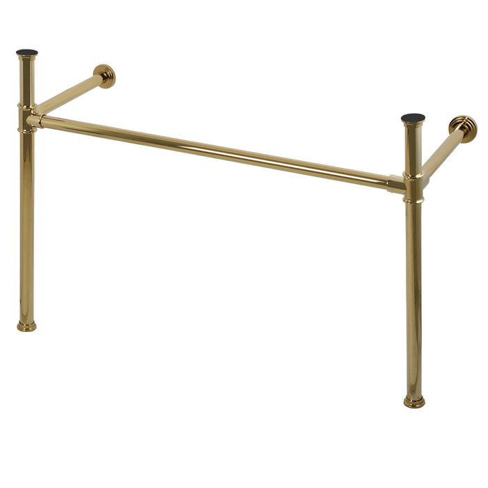 Kingston Tulare VPB14882 - Imperial Stainless Steel Console Legs, Polished Brass