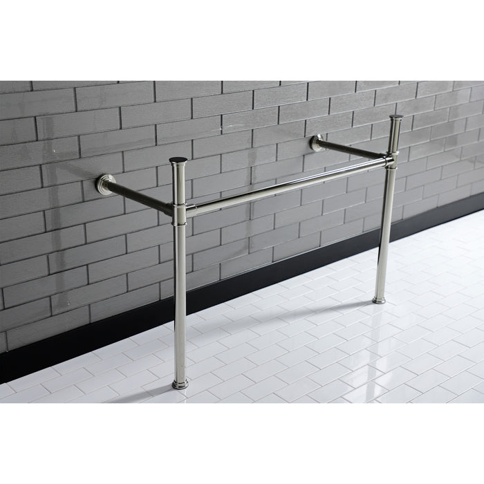 Kingston Tulare VPB14886 - Imperial Stainless Steel Console Legs, Polished Nickel