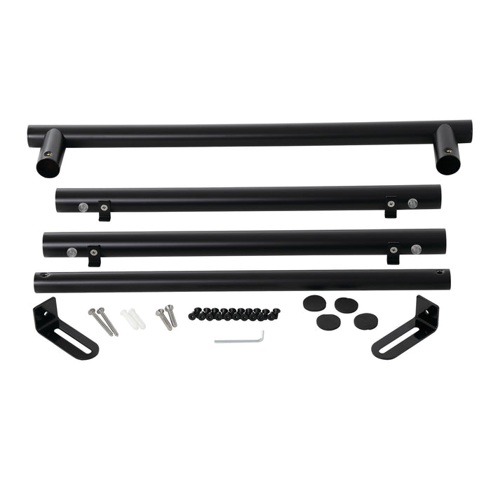 Kingston Fauceture VPB2216300H Console Sink Leg Support, Matte Black
