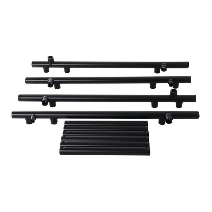 Kingston Fauceture VPB2216300P Console Sink Leg Support, Matte Black