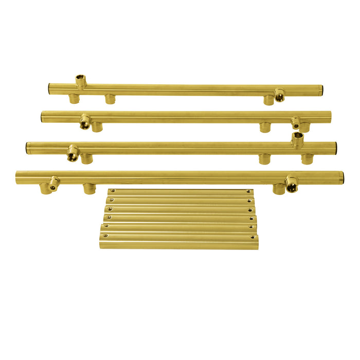 Kingston Fauceture VPB2216307P Console Sink Leg Support, Brushed Brass