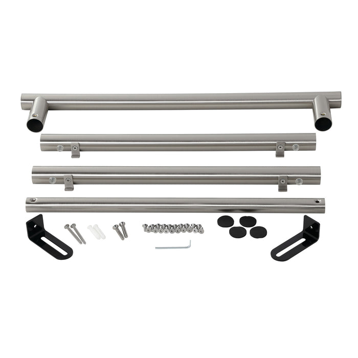 Kingston Fauceture VPB2216308H Console Sink Leg Support, Brushed Nickel