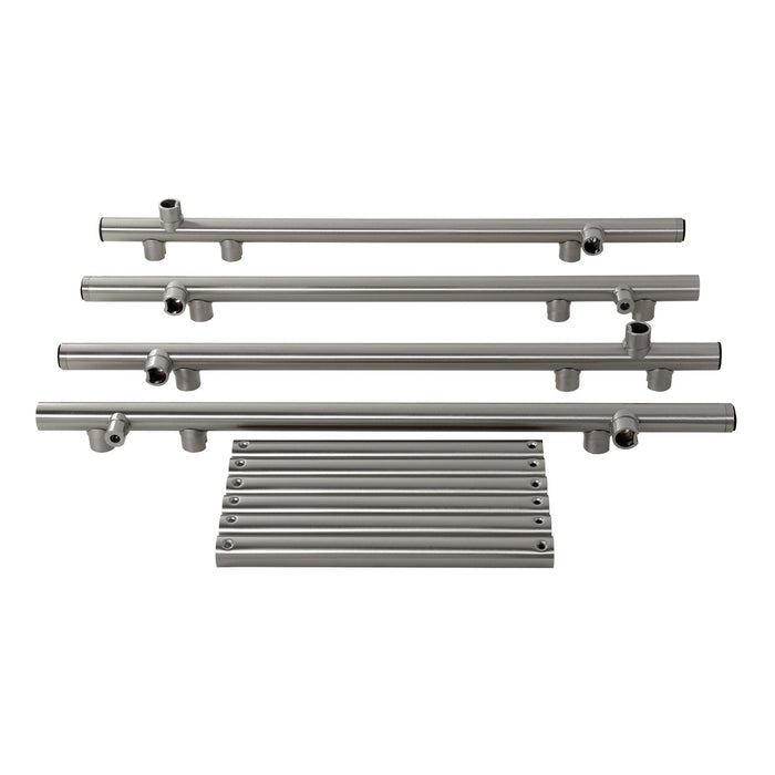 Kingston Fauceture VPB2216308P Console Sink Leg Support, Brushed Nickel