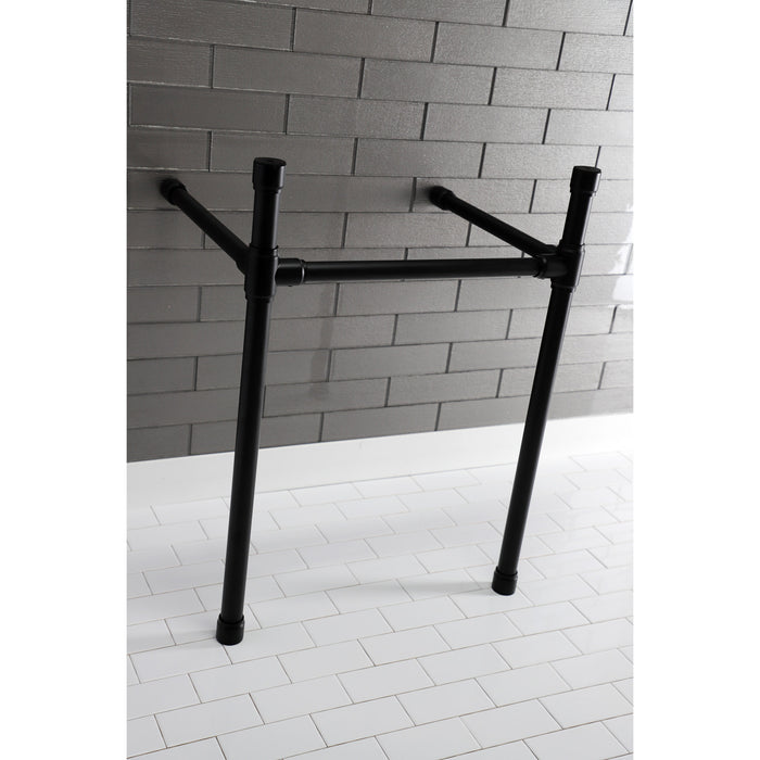 Kingston Tulare VPB2218330 - Dreyfuss Stainless Steel Console Sink Legs, Matte Black