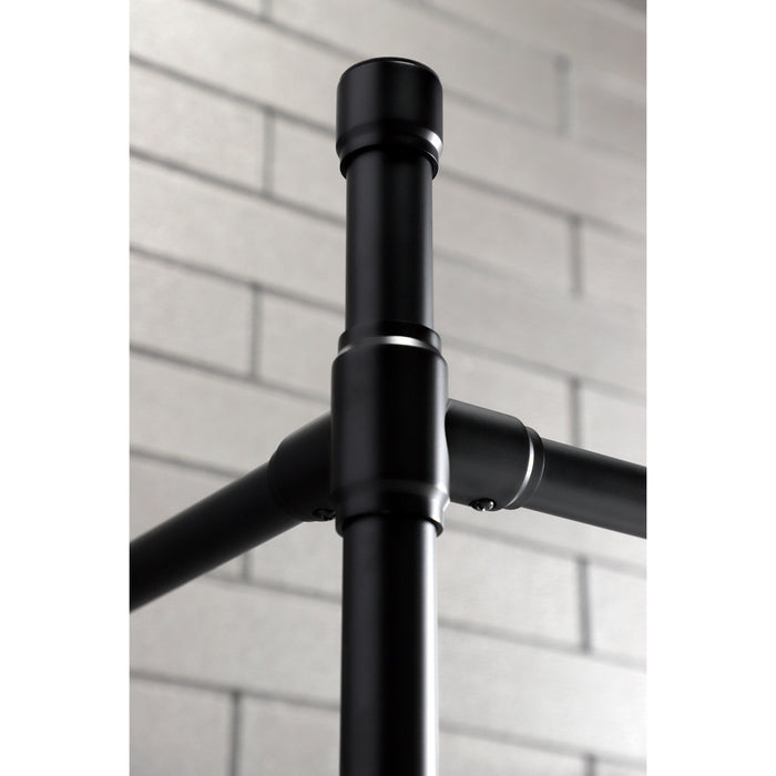 Kingston Tulare VPB2218330 - Dreyfuss Stainless Steel Console Sink Legs, Matte Black