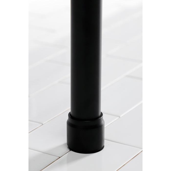 Kingston Tulare VPB2218330 - Dreyfuss Stainless Steel Console Sink Legs, Matte Black