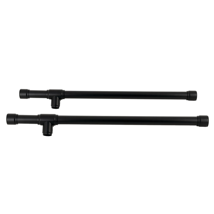 Kingston Dreyfuss VPB2218330P Console Sink Leg Support, Matte Black