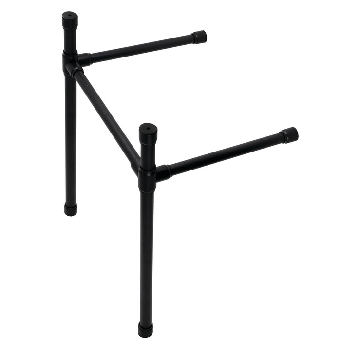 Kingston Tulare VPB2218330 - Dreyfuss Stainless Steel Console Sink Legs, Matte Black