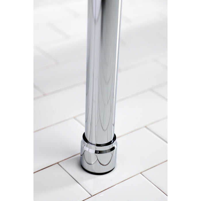 Kingston Tulare VPB2218331 - Dreyfuss Stainless Steel Console Sink Legs, Polished Chrome