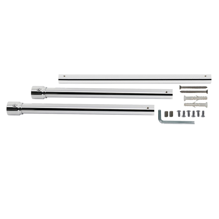Kingston Dreyfuss VPB2218331H Console Sink Leg Wall Support, Polished Chrome