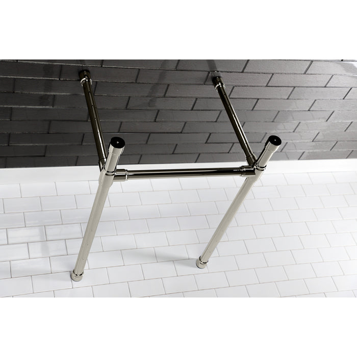Kingston Tulare VPB2218336 - Dreyfuss Stainless Steel Console Sink Legs, Polished Nickel