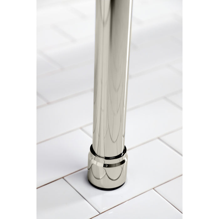 Kingston Tulare VPB2218336 - Dreyfuss Stainless Steel Console Sink Legs, Polished Nickel