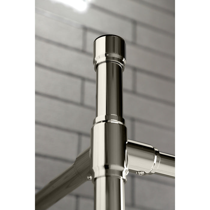 Kingston Tulare VPB2218336 - Dreyfuss Stainless Steel Console Sink Legs, Polished Nickel