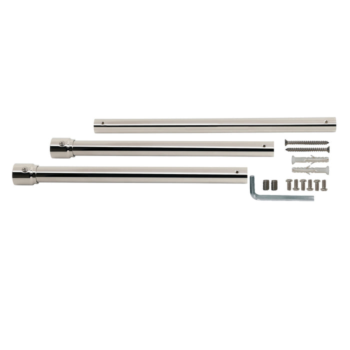Kingston Dreyfuss VPB2218336H Console Sink Leg Wall Support, Polished Nickel