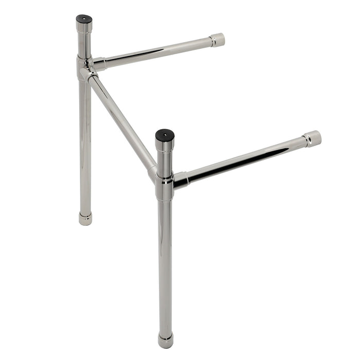 Kingston Tulare VPB2218336 - Dreyfuss Stainless Steel Console Sink Legs, Polished Nickel