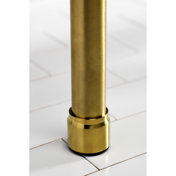 Kingston Tulare VPB2218337 - Dreyfuss Stainless Steel Console Sink Legs, Brushed Brass