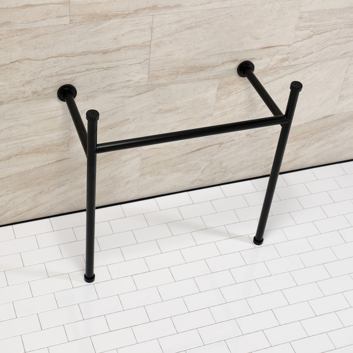 Kingston Sona VPB28140 - Hartford Stainless Steel Console Sink Legs, Matte Black