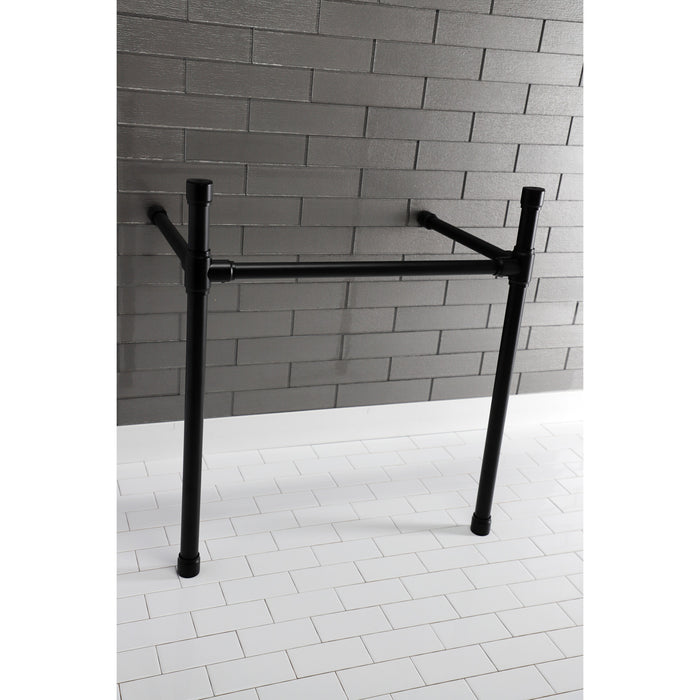 Kingston Tulare VPB2818330 - Dreyfuss Stainless Steel Console Sink Legs, Matte Black