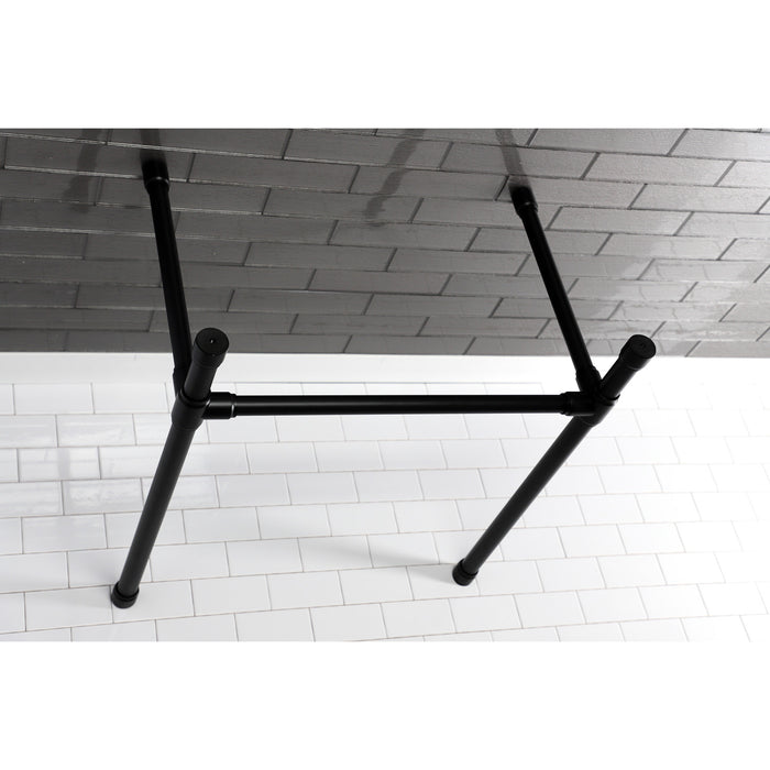 Kingston Tulare VPB2818330 - Dreyfuss Stainless Steel Console Sink Legs, Matte Black