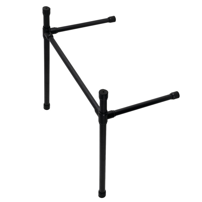 Kingston Tulare VPB2818330 - Dreyfuss Stainless Steel Console Sink Legs, Matte Black