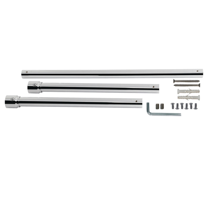 Kingston Dreyfuss VPB2818331H Console Sink Leg Wall Support, Polished Chrome