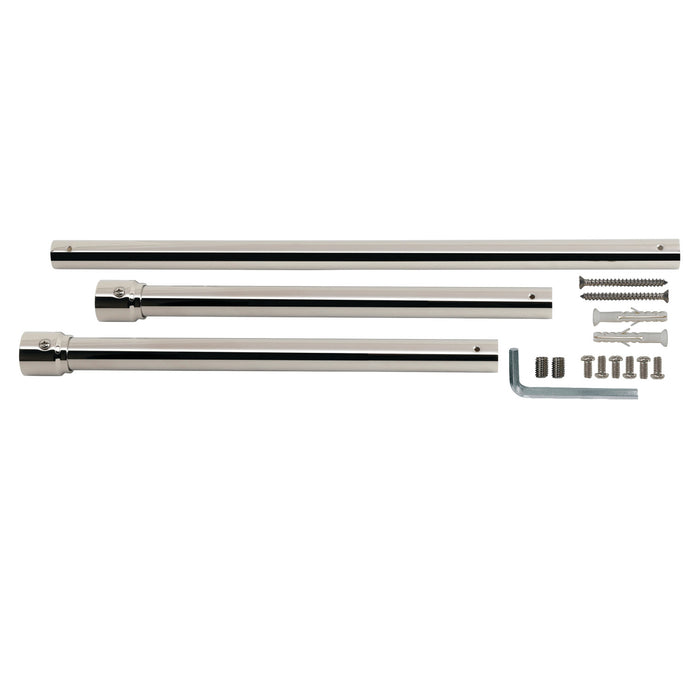 Kingston Dreyfuss VPB2818336H Console Sink Leg Wall Support, Polished Nickel
