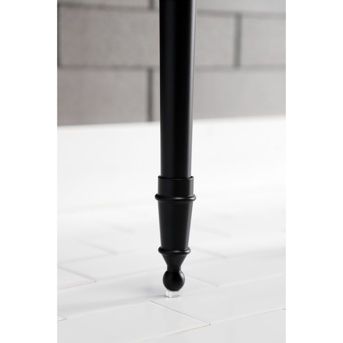 Kingston Heirloom VPB30160 - Edwardian Brass Console Sink Legs, Matte Black
