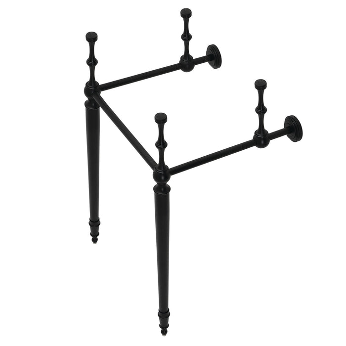 Kingston Heirloom VPB30160 - Edwardian Brass Console Sink Legs, Matte Black