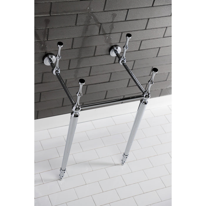 Kingston Heirloom VPB30161 - Edwardian Brass Console Sink Legs, Polished Chrome