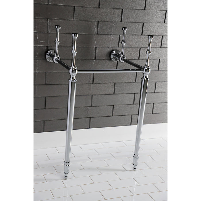 Kingston Heirloom VPB30161 - Edwardian Brass Console Sink Legs, Polished Chrome