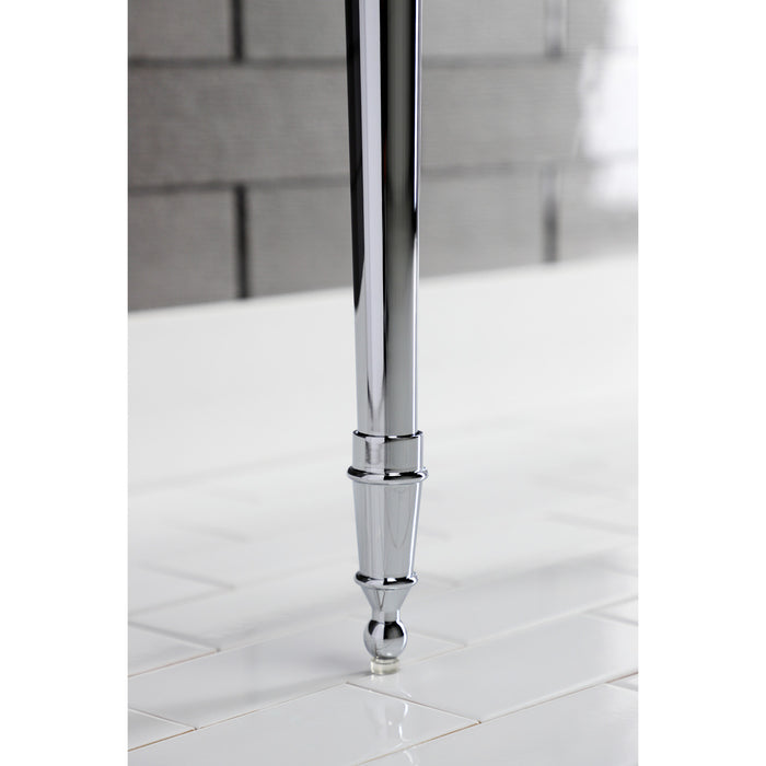Kingston Heirloom VPB30161 - Edwardian Brass Console Sink Legs, Polished Chrome