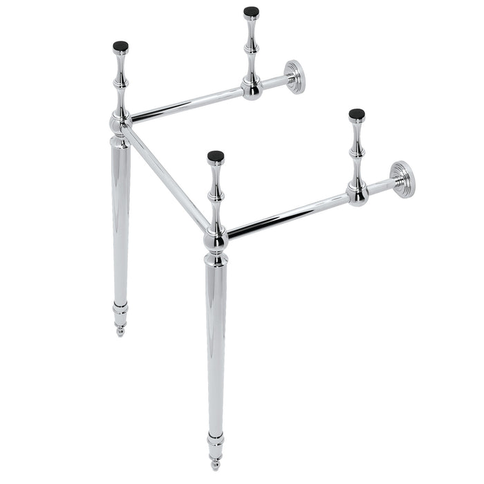 Kingston Heirloom VPB30161 - Edwardian Brass Console Sink Legs, Polished Chrome