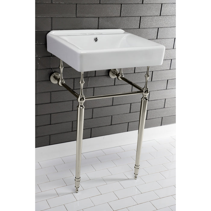 Kingston Heirloom VPB30166 - Edwardian Brass Console Sink Legs, Polished Nickel