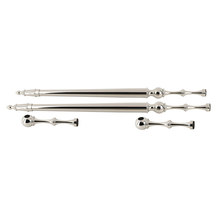 Kingston Edwardian VPB30166P Console Sink Leg Support, Polished Nickel