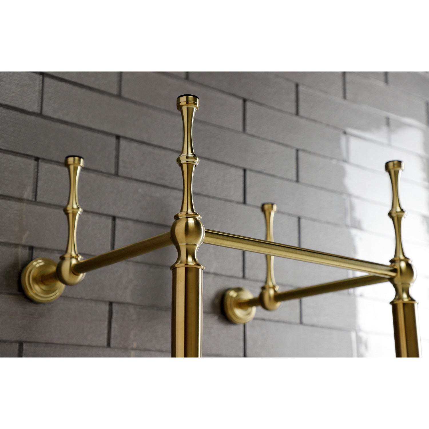 Kingston Heirloom VPB30167 - Edwardian Brass Console Sink Legs