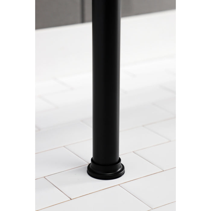 Kingston Tulare VPB33080 - Fauceture Stainless Steel Console Sink Legs, Matte Black