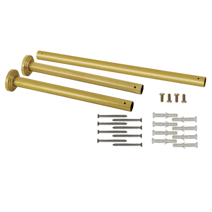 Kingston Fauceture VPB33087H Console Sink Leg Wall Support, Brushed Brass