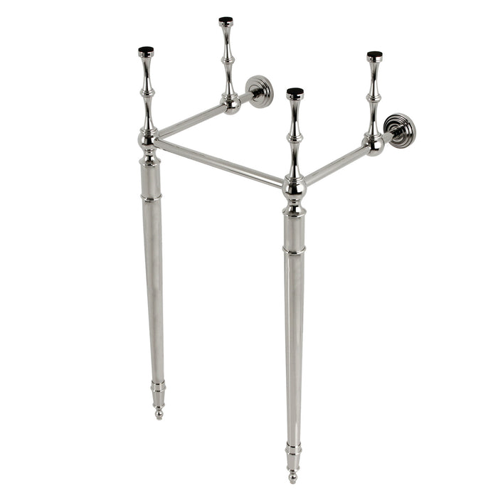 Kingston Heirloom VPB33146 - Fauceture Brass Console Sink Legs, Polished Nickel