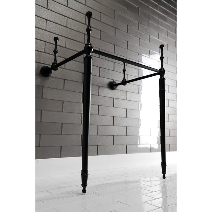 Kingston Heirloom VPB33220 - Edwardian Brass Console Sink Legs, Matte Black