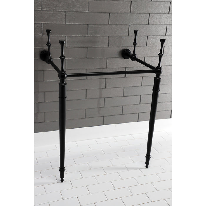 Kingston Heirloom VPB33220 - Edwardian Brass Console Sink Legs, Matte Black