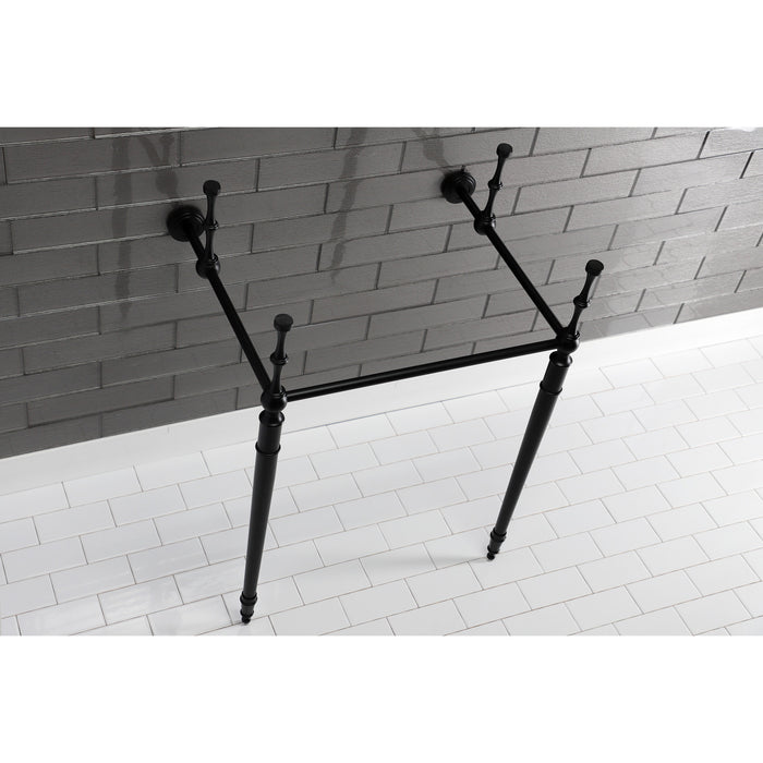 Kingston Heirloom VPB33220 - Edwardian Brass Console Sink Legs, Matte Black