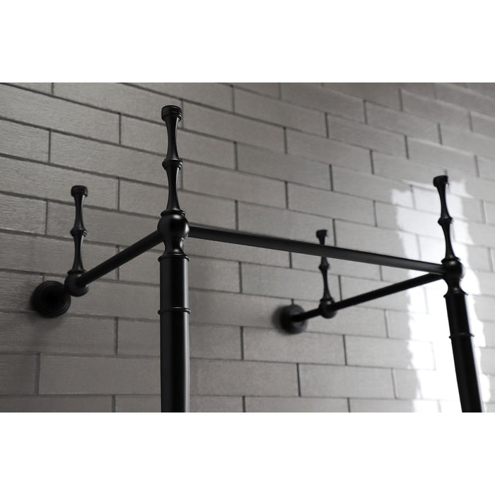 Kingston Heirloom VPB33220 - Edwardian Brass Console Sink Legs, Matte Black