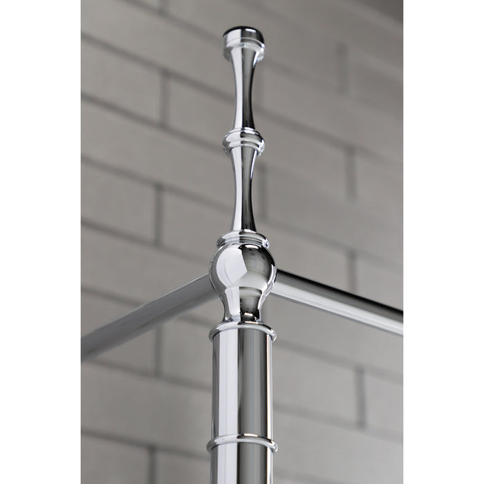 Kingston Heirloom VPB33221 - Edwardian Brass Console Sink Legs, Polished Chrome