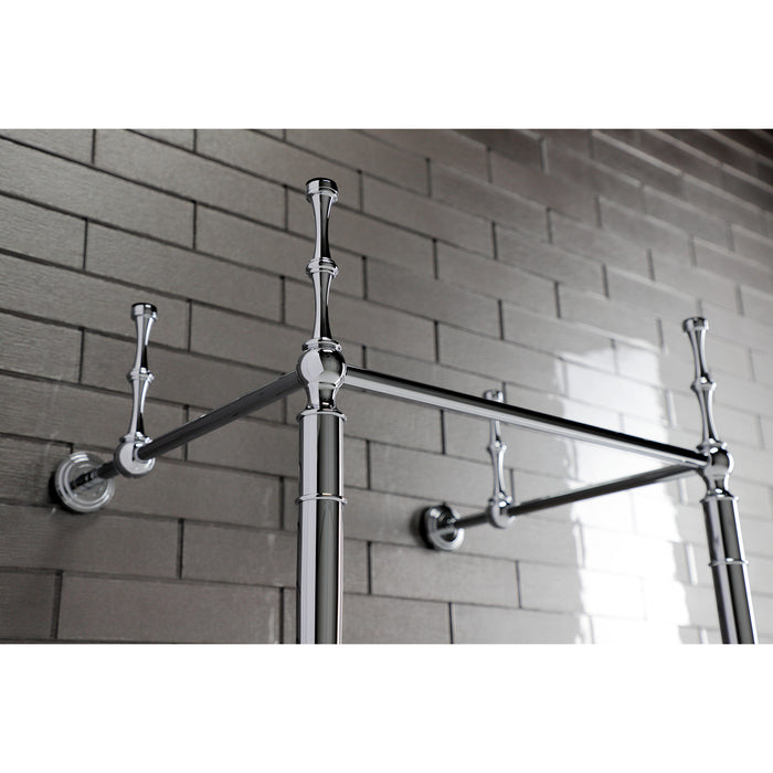 Kingston Heirloom VPB33221 - Edwardian Brass Console Sink Legs, Polished Chrome