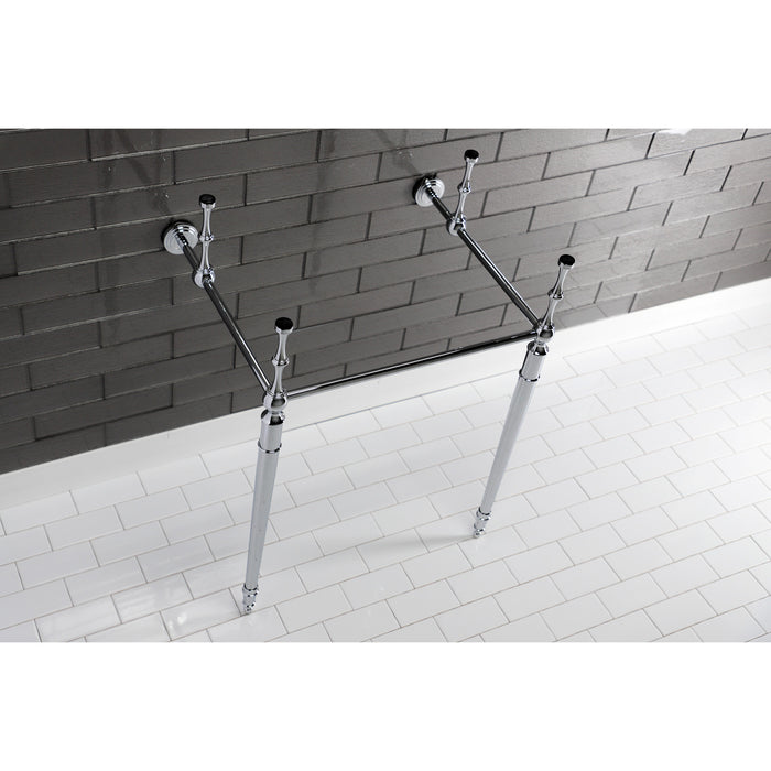 Kingston Heirloom VPB33221 - Edwardian Brass Console Sink Legs, Polished Chrome