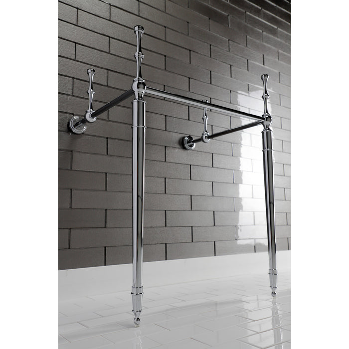 Kingston Heirloom VPB33221 - Edwardian Brass Console Sink Legs, Polished Chrome